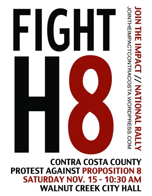 Fight H8 - Contra Costa County Flyer! 